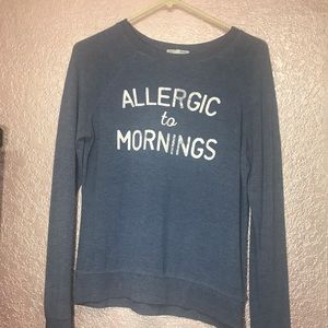allergic to mornings shirt